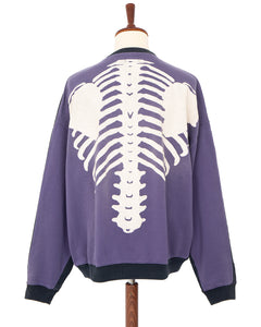 Kapital Fleece Knit 2Tones Remake Big Sweater (Bone), Purple