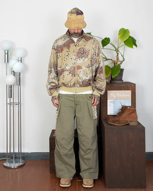 Kapital Smooth Jersey Choco-Chip Camo Track Jacket, Beige – Pancho