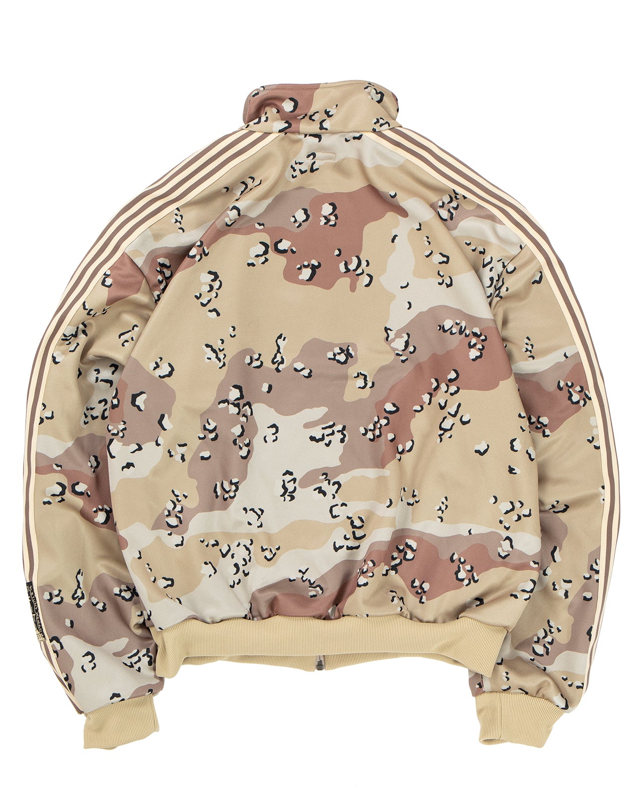 Kapital Smooth Jersey Choco-Chip Camo Track Jacket, Beige