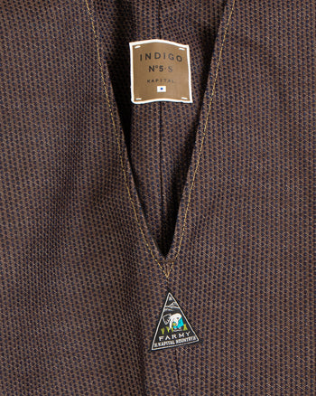 Kapital Century Denim KOME-KOME Jorts (Shallow), No. 5