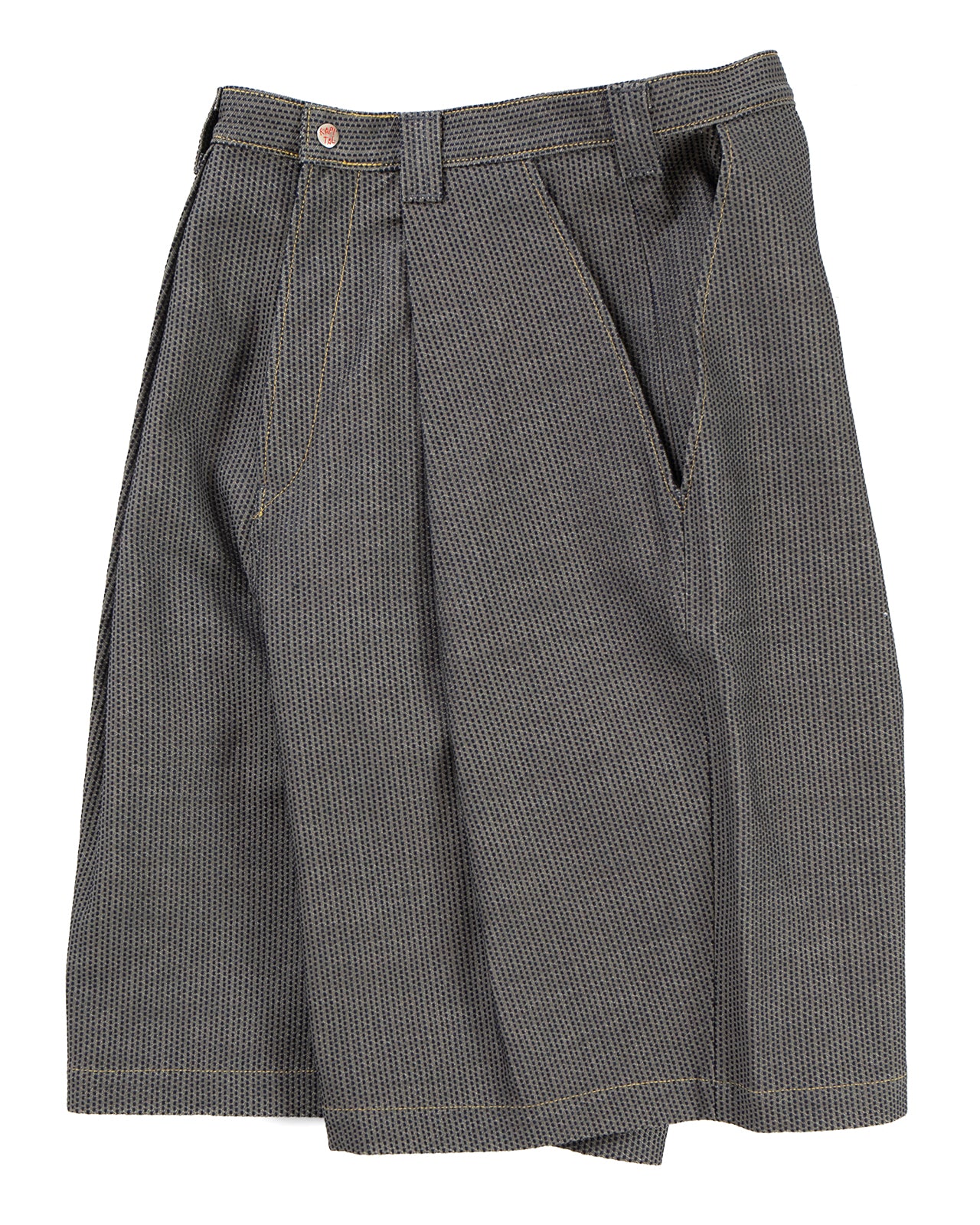 Kapital Century Denim KOME-KOME Jorts (Shallow), No. 7