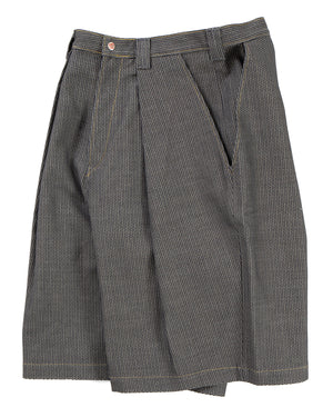 Kapital Century Denim KOME-KOME Jorts (Shallow), No. 7