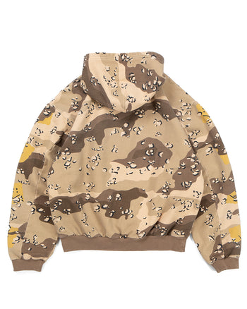 Kapital Sweat Knit Peckish Choco-Chip Camo Hoodie