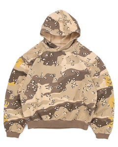 Kapital Sweat Knit Peckish Choco-Chip Camo Hoodie – Pancho And