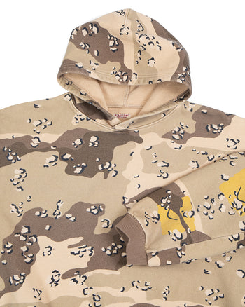 Kapital Sweat Knit Peckish Choco-Chip Camo Hoodie