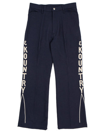 Kapital Daddy's Ox 5P Frisko, Kountry Embroidery, Navy