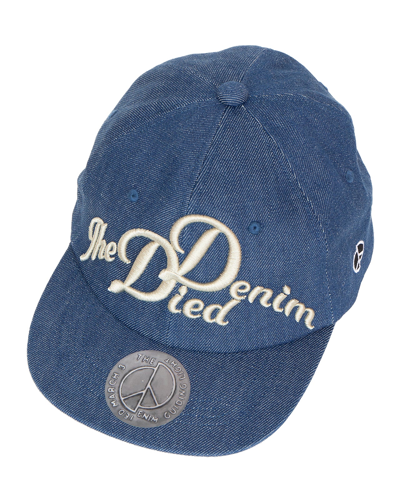 Sagittarius Zodiac Dad Hat - Vintage Light Denim Baseball Cap, Adjustable & Embroidered