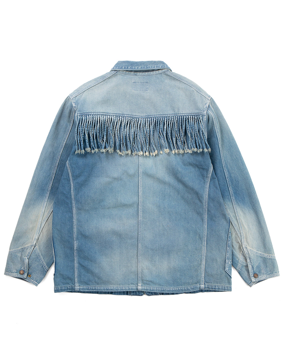 Kapital 11.5oz Denim Fringe Coverall