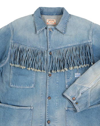 Kapital 11.5oz Denim Fringe Coverall