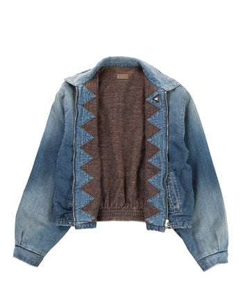 Kapital 12oz Denim Hacksaw Drizzler Jacket