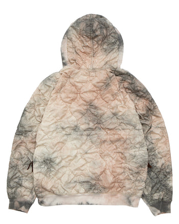 Kapital Sweater Dirty-Dyed Bivouac Hoodie, Khaki