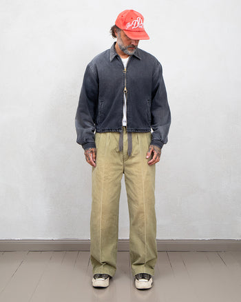 Kapital 11.5oz Black x Black Denim Hacksaw Drizzler Jacket