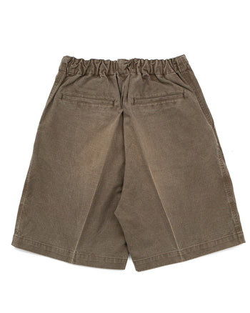 Kapital Canvas Easy Trouser (Center Pleated), Light Khaki