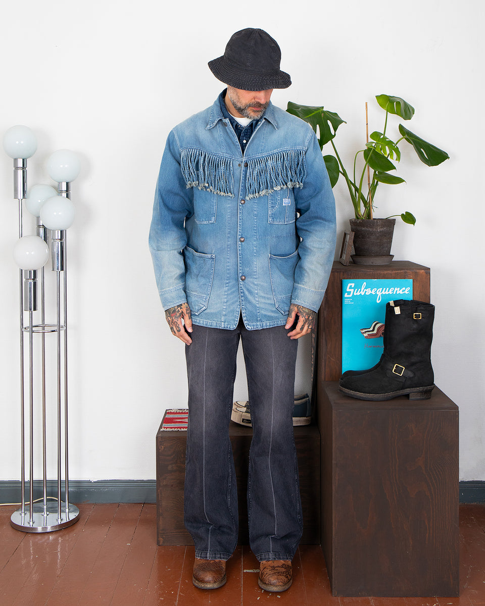 Kapital 11.5oz Denim Fringe Coverall