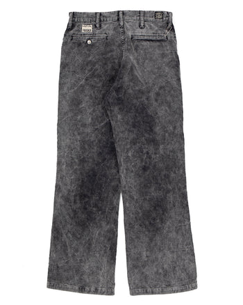 Kapital 14W Corduroy 5P Frisko (Dirty Dyed), Black