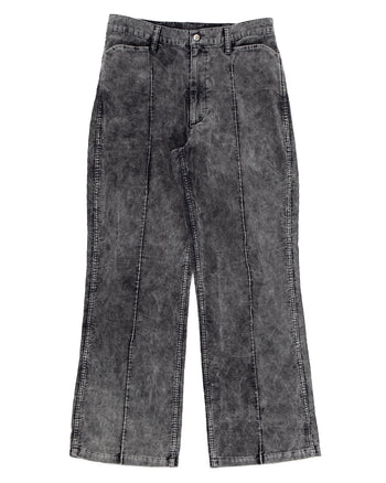 Kapital 14W Corduroy 5P Frisko (Dirty Dyed), Black