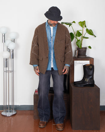 Kapital Fulling Wool Casa Jacket (KOUNTRY Dream Catch), Brown