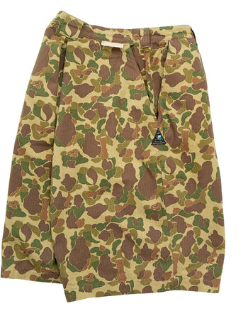 Kapital Hunter-Camo Herringbone KOME-KOME Jorts (Shallow)