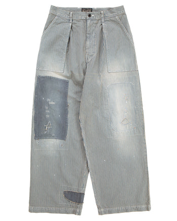 Kapital Liberty Hickoree Fatigue Baggy Pants, Rushfield Remake