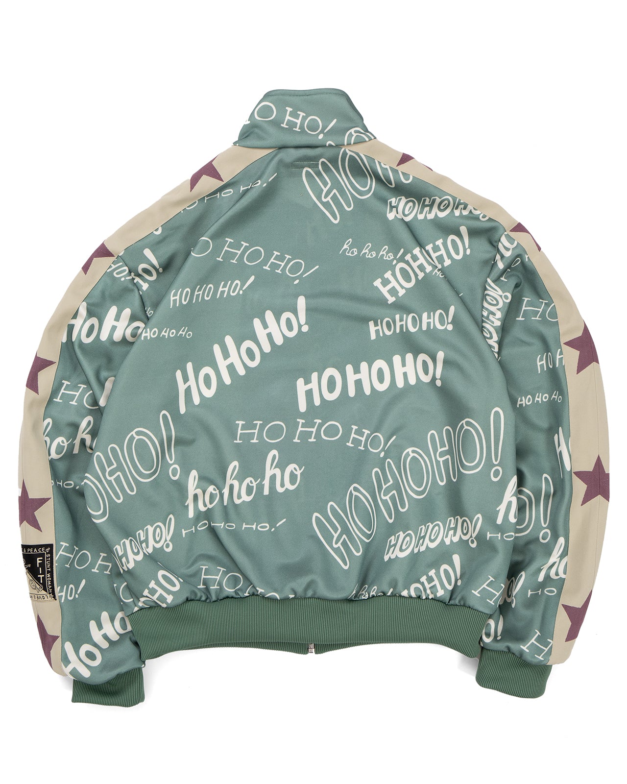 Kapital Smooth Jersey HO-HO-HO Track Jacket, Green