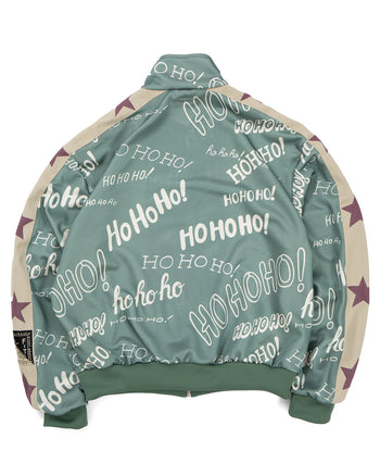 Kapital Smooth Jersey HO-HO-HO Track Jacket, Green