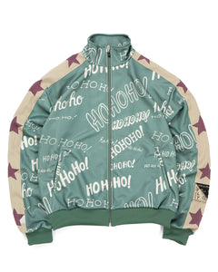 KAPITAL トラックジャケット グリーン サイズ3 Kapital Smooth Jersey HO-HO-HO Track Jacket, Green – Pancho And