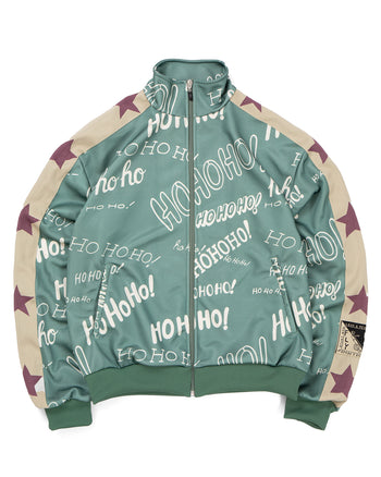 Kapital Smooth Jersey HO-HO-HO Track Jacket, Green