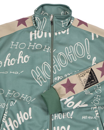 Kapital Smooth Jersey HO-HO-HO Track Jacket, Green