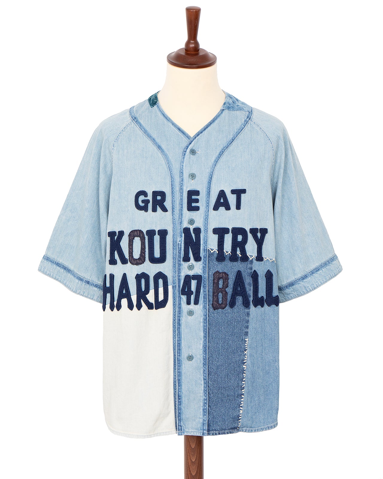 denim baseball jersey