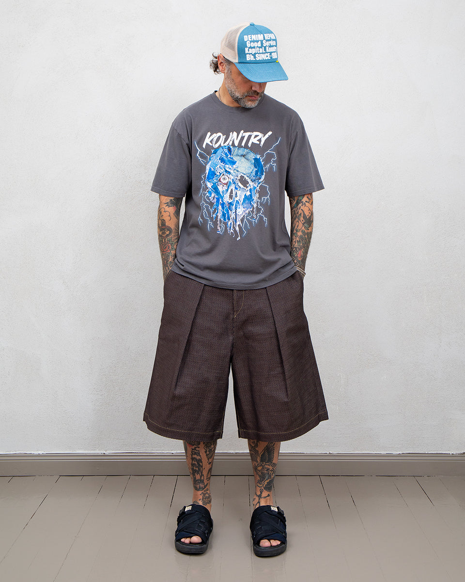 Kapital 20/-Jersey Crew T (Denim Face)
