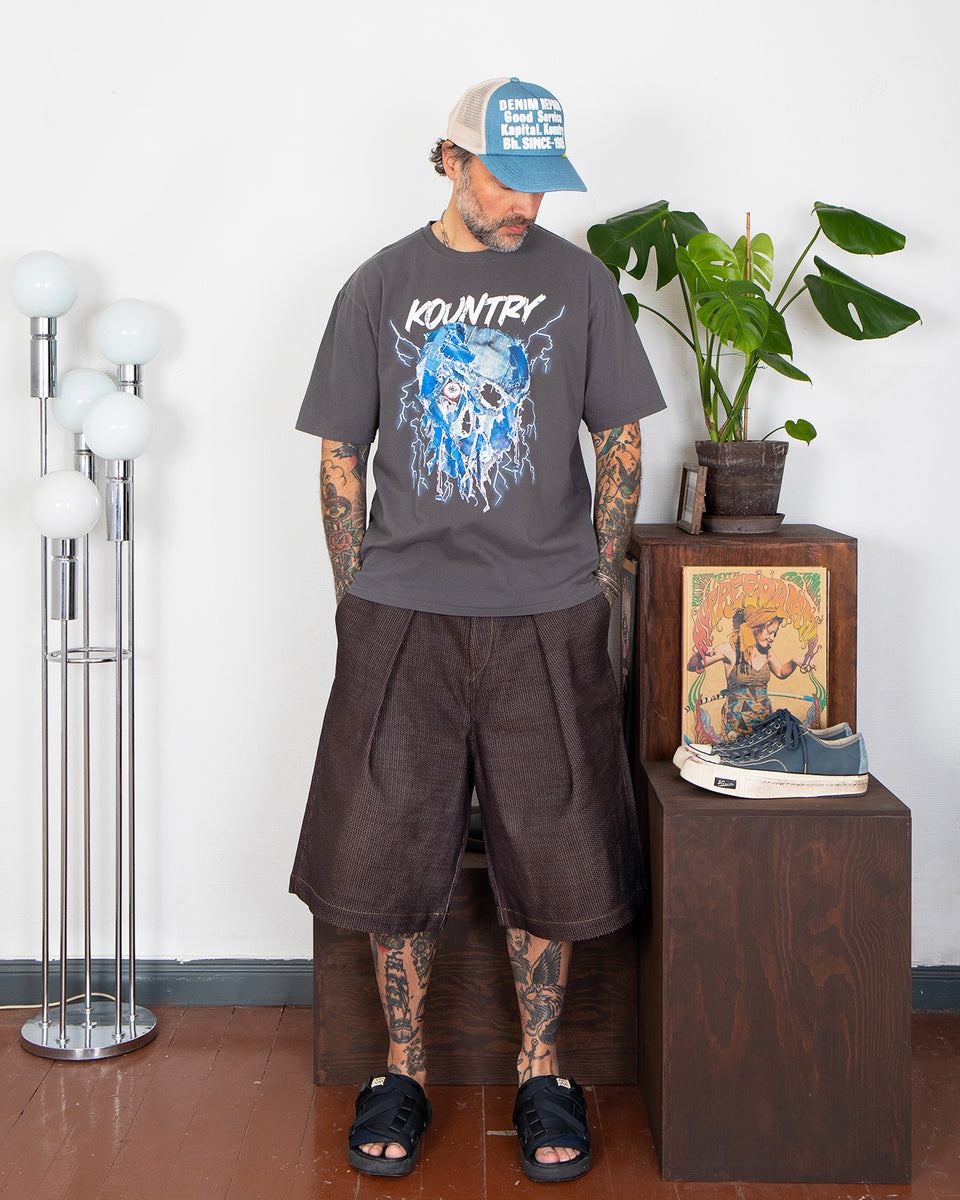 Kapital 20/-Jersey Crew T (Denim Face)