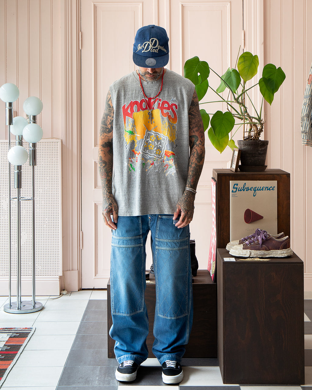 Kapital Top Jersey Non-Sleeve BIG-T, Buster Peckish Bowy