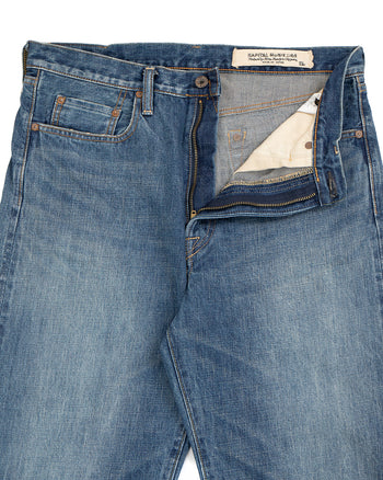 Kapital 13,5oz Zimbabwe Denim 5P Monkey TH, ZIP Version