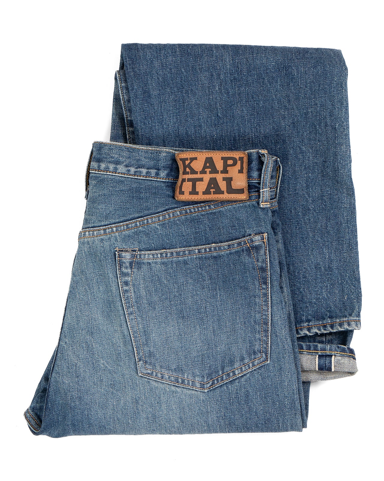 Kapital 13,5oz Zimbabwe Denim 5P Monkey TH, ZIP Version 