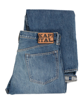 Kapital 13,5oz Zimbabwe Denim 5P Monkey TH, ZIP Version