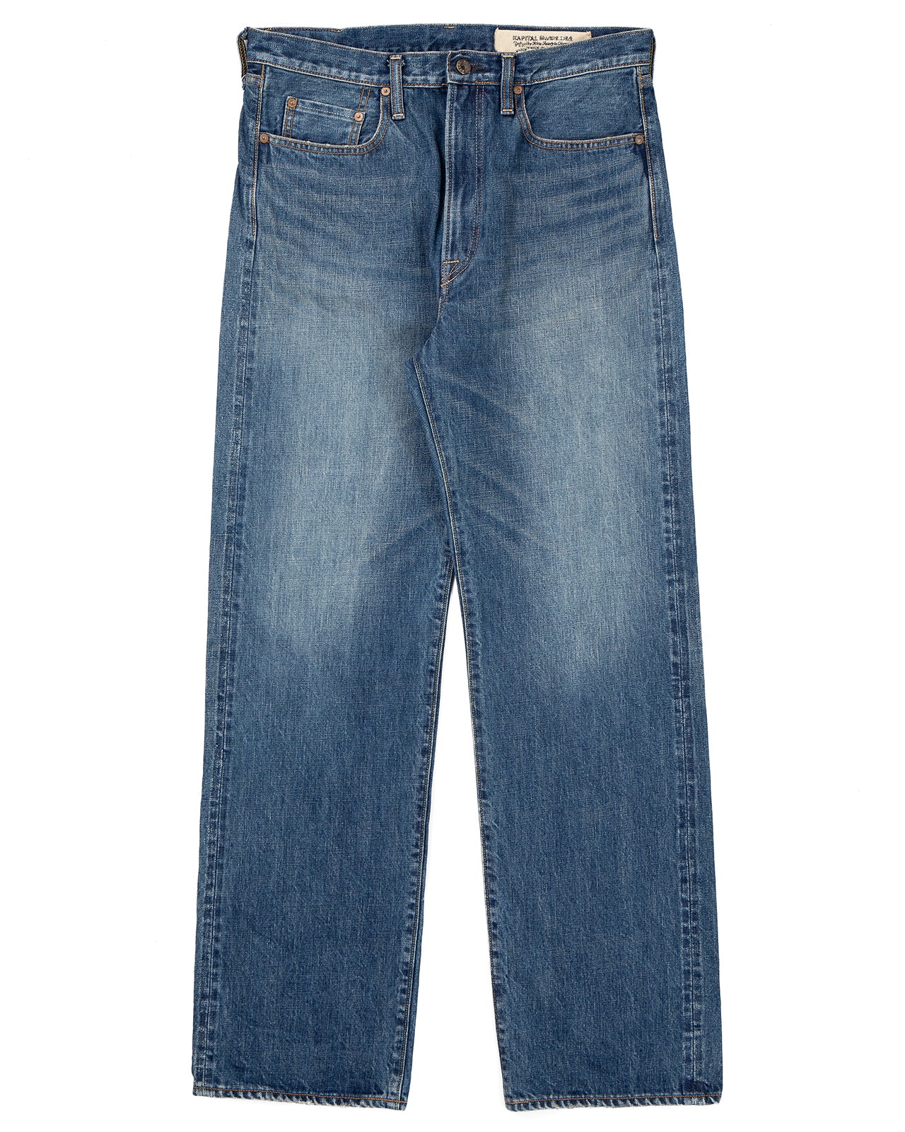Kapital 13,5oz Zimbabwe Denim 5P Monkey TH, ZIP Version