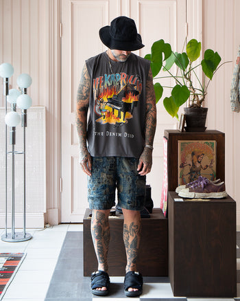 Kapital Jersey Non-Sleeve BIG-T, Burning Piano