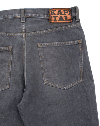 Kapital 14oz Black Denim 5P Okabello (M's)