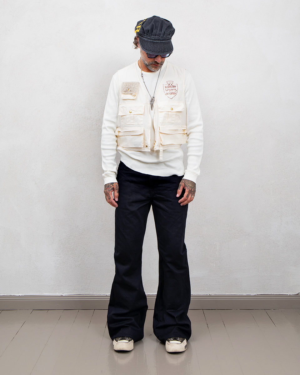 Kapital 14oz Black x Black Denim 5P Okabello