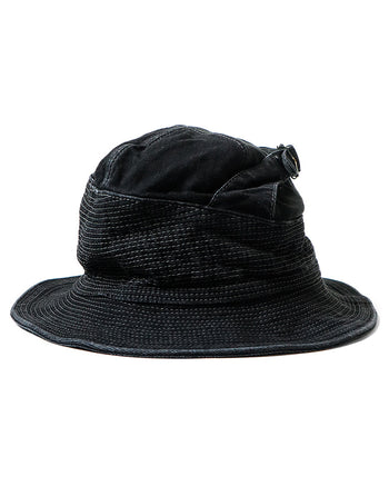 Kapital 11,5oz BLK x BLK Denim The Old Man And The Sea Hat