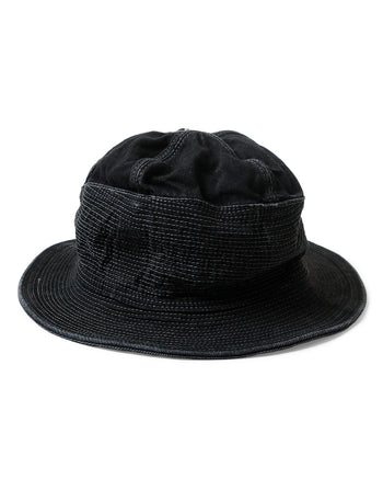 Kapital 11,5oz BLK x BLK Denim The Old Man And The Sea Hat