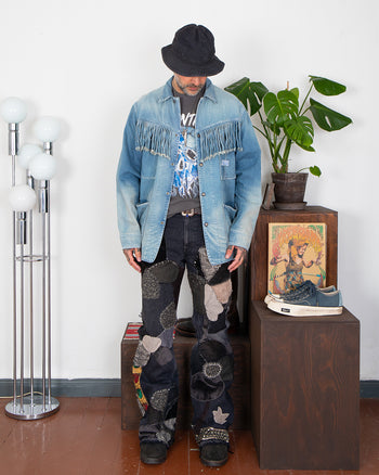 Kapital 11.5oz Denim Fringe Coverall