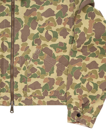 Kapital Hunter Camo Herringbone Reversible Drizzler Jacket