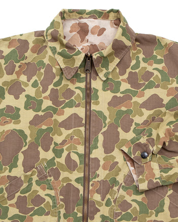 Kapital Hunter Camo Herringbone Reversible Drizzler Jacket