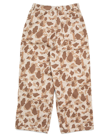 Kapital Hunter Camo Herringbone Reversible Fatigue Baggy Pants