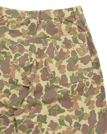 Kapital Hunter Camo Herringbone Reversible Fatigue Baggy Pants
