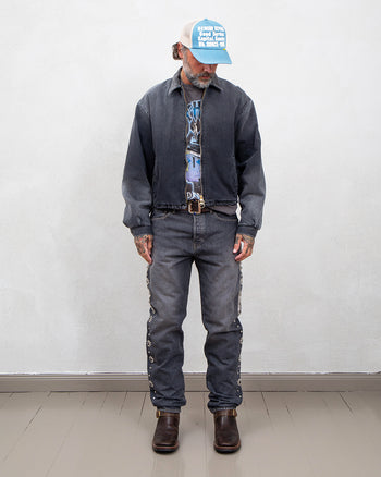 Kapital 14oz Black Denim 5P Monkey Cisco, Studs 2026