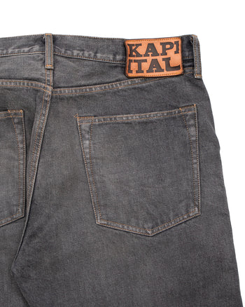 Kapital 14oz Black Denim 5P Monkey Cisco, Studs 2026