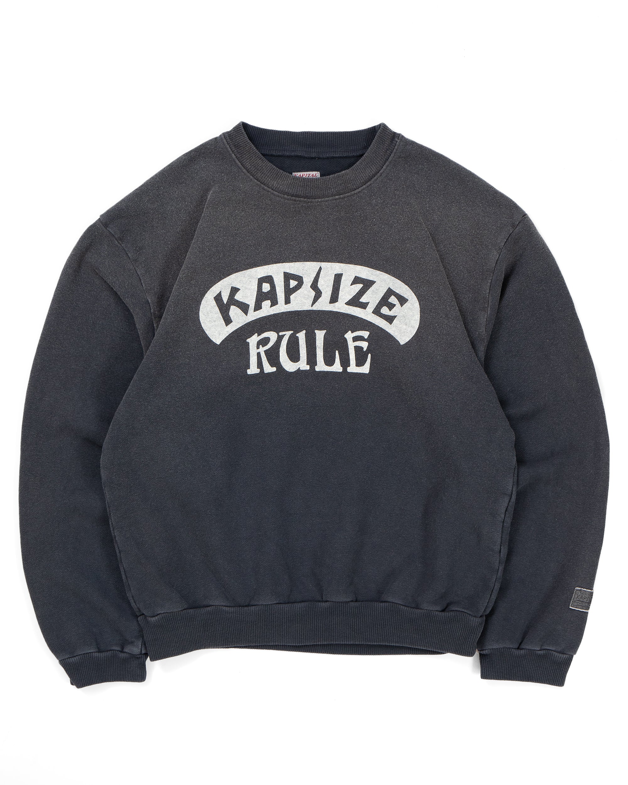 Kapital Knit Crew Sweater (KAPSIZE RULEpt), Black