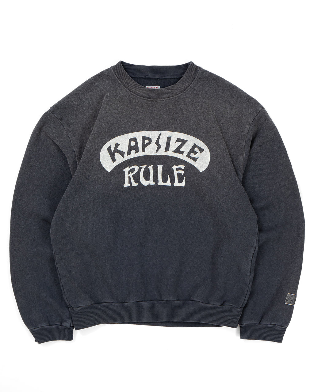 Kapital Knit Crew Sweater (KAPSIZE RULEpt), Black